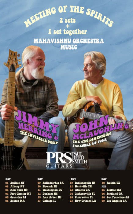 John McLaughlin and Widespread Panic’s Jimmy Herring Co-Bill Tour